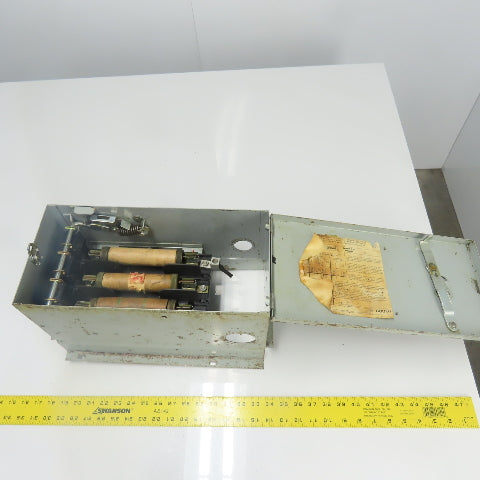 ITE Gould BOS14353 100A Fusible Bus Busway Plug Disconnect Switch 600VAC 3Ph