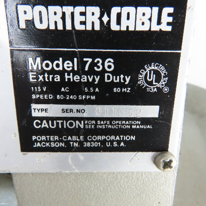 Porter Cable 736 Micro Processor Controlled Speedtronic Portable Band Saw 120V