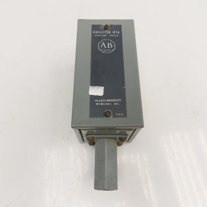 Allen Bradley 836-C11 Differential Pressure Switch 600VAC 250VAC Max 1/4" NPT