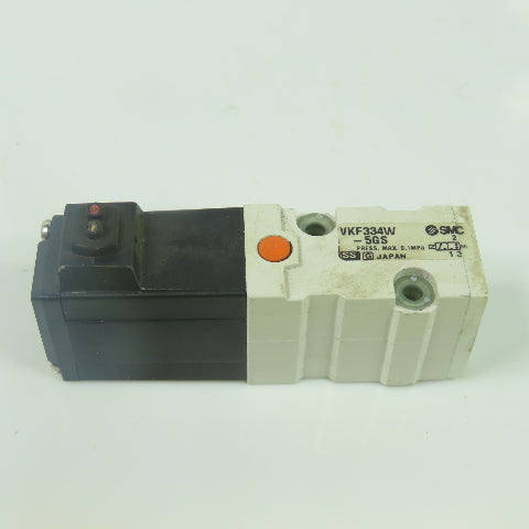 SMC VKF334W-5GS Solenoid Valve 24VDC 0.1MPa