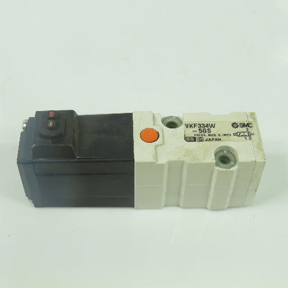 SMC VKF334W-5GS Solenoid Valve 24VDC 0.1MPa