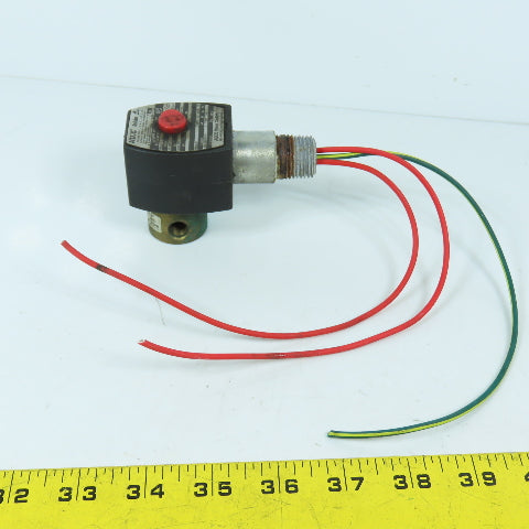 Asco EF8262G2 120V Solenoid Valve 1/8" 180PSI Water Oil Air Gas 240620-001-F