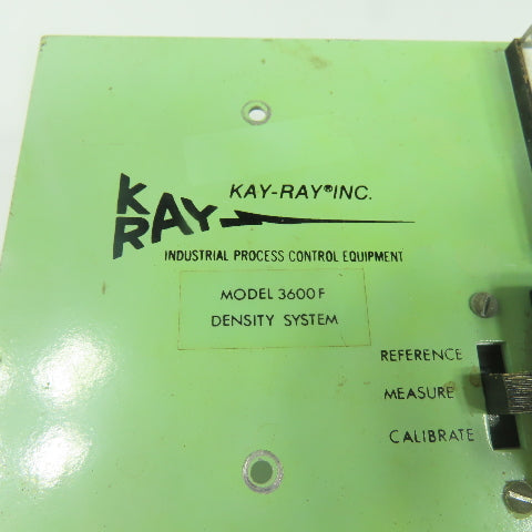 Kay-Ray 3600F Density System Control Panel