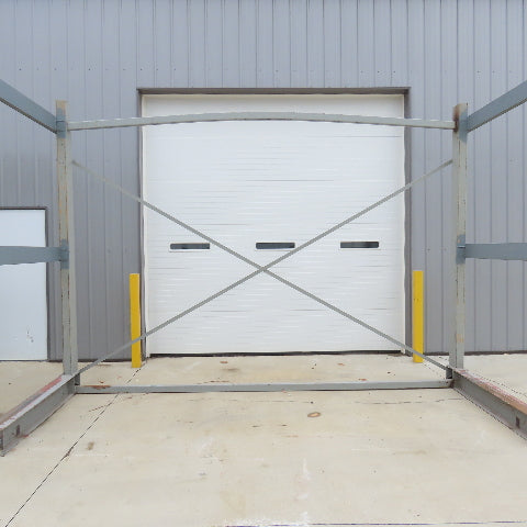 60" x 168" x 114" Tall 2 Arm Welded Single Sided Cantilever Rack