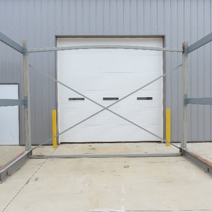60" x 168" x 114" Tall 2 Arm Welded Single Sided Cantilever Rack