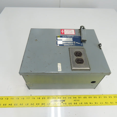 Square D SK5271W Class 9070 1800VA Transformer Disconnect Pri 230/460 Sec 115V