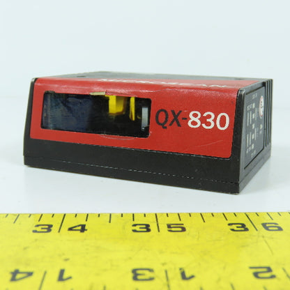 Microscan QX-830 FIS-0830-0001G Fixed Mount Barcode Scanner 10-28VDC