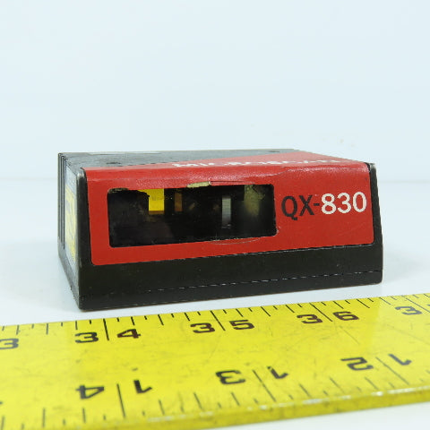 Microscan QX-830 FIS-0830-0001G Fixed Mount Barcode Scanner 10-28VDC