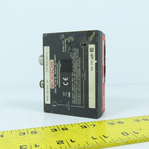 Microscan QX-830 FIS-0830-0001G Fixed Mount Barcode Scanner 10-28VDC
