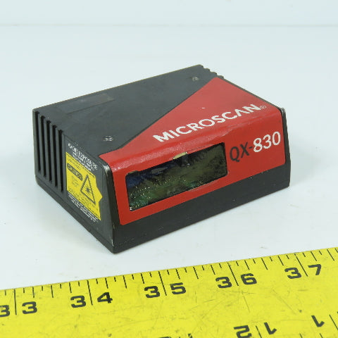 Microscan QX-830 FIS-0830-0001G Fixed Mount Barcode Scanner 10-28VDC
