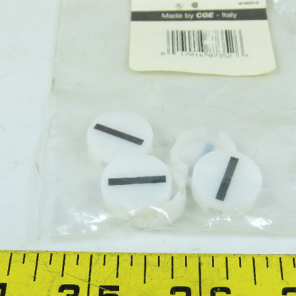 GE General Electric P9ARDPL028 Push Buttons and Pilot Lights Inserts Lot Of 125