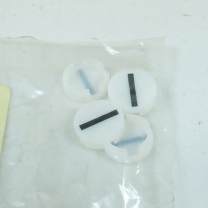 GE General Electric P9ARDPL028 Push Buttons and Pilot Lights Inserts Lot Of 125