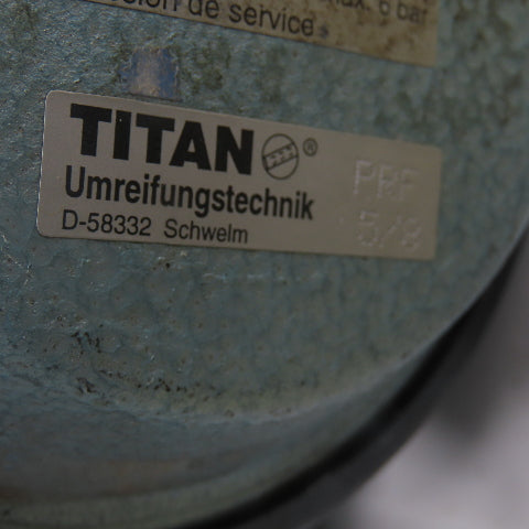 Titan D-58332 PRF 5/8" Pneumatic Hand Held Steel Strap Sealer Crimper 87PSI