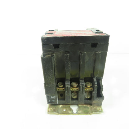Square D SM0 2 Class 8903 Ser A Lightning Contactor 110/120V Coil 30A