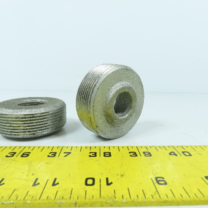 Crouse-Hinds RE62 Rigid/IMC RE Threaded Reducer Bushing 2" To 3/4" NPT Lot/4