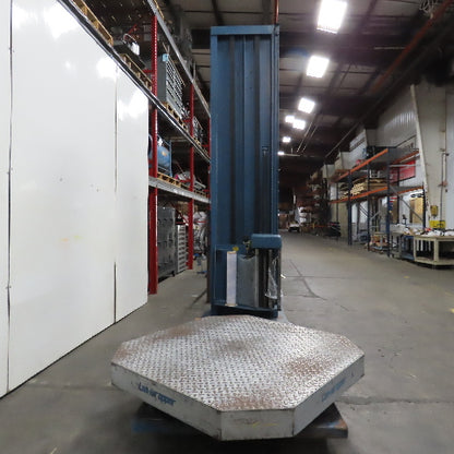 Lantech 48" x 48" x 10' Height Semi Automatic Pallet Stretch Wrapper 110V 1Ph