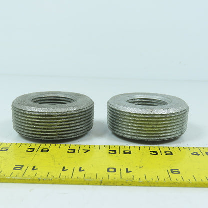 Crouse-Hinds RE63 Rigid/IMC RE Threaded Reducer Bushing 2" To 1" NPT Lot/2