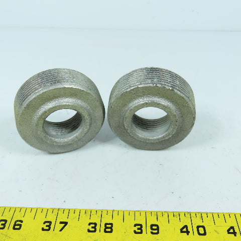 Crouse-Hinds RE63 Rigid/IMC RE Threaded Reducer Bushing 2" To 1" NPT Lot/2
