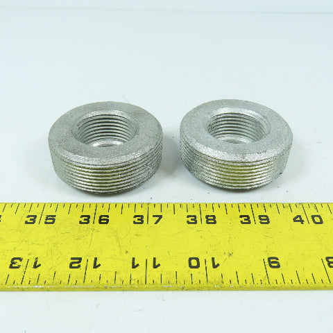 Crouse-Hinds RE63 Rigid/IMC RE Threaded Reducer Bushing 2" To 1" NPT Lot/2