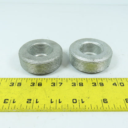 Crouse-Hinds RE63 Rigid/IMC RE Threaded Reducer Bushing 2" To 1" NPT Lot/2