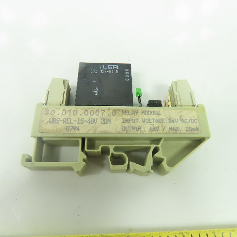Shrack 80.010.0007.0 Relay Module 24V Input 48V Output