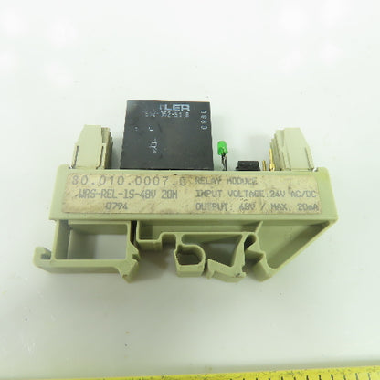 Shrack 80.010.0007.0 Relay Module 24V Input 48V Output