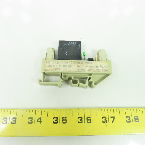 Shrack 80.010.0007.0 Relay Module 24V Input 48V Output
