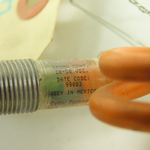 Cutler Hammer E57LAL12T111SP Inductive Proximity Sensor 10-50VDC 200Ma
