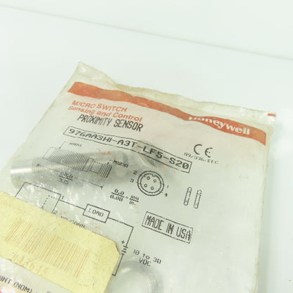 Honeywell 976AA3HI-A3T-LF5-S20 Proximity Sensor 10-30VDC New