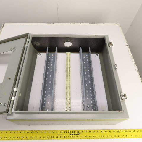 Hoffman 24" x 24" x 8" Steel Hinged Door Electrical Enclosure W/ Backplate