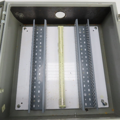 Hoffman 24" x 24" x 8" Steel Hinged Door Electrical Enclosure W/ Backplate