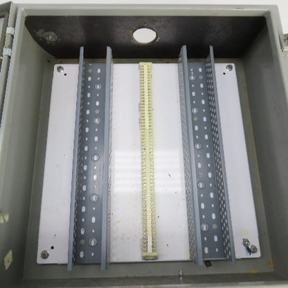 Hoffman 24" x 24" x 8" Steel Hinged Door Electrical Enclosure W/ Backplate