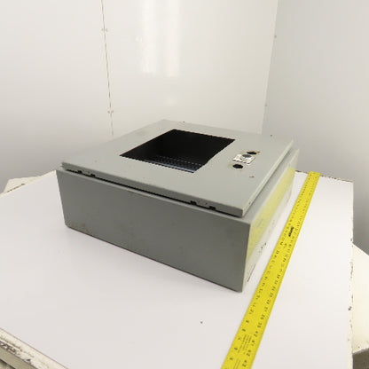 Hoffman 24" x 24" x 8" Steel Hinged Door Electrical Enclosure W/ Backplate