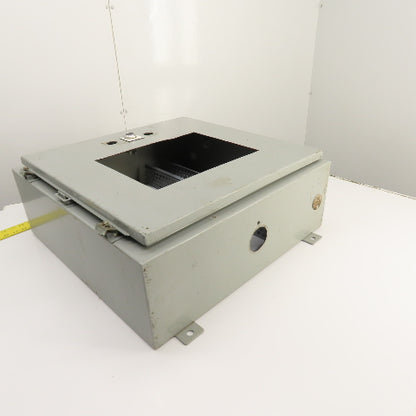 Hoffman 24" x 24" x 8" Steel Hinged Door Electrical Enclosure W/ Backplate