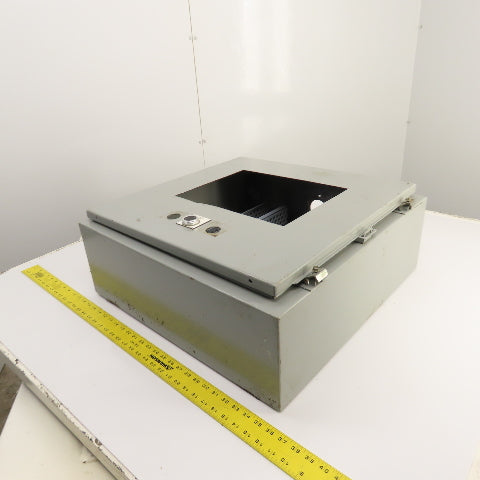 Hoffman 24" x 24" x 8" Steel Hinged Door Electrical Enclosure W/ Backplate
