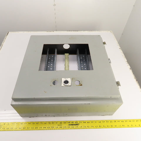 Hoffman 24" x 24" x 8" Steel Hinged Door Electrical Enclosure W/ Backplate