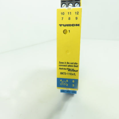 Turck IM72-11Ex/L Valve Control Module 19-30VDC