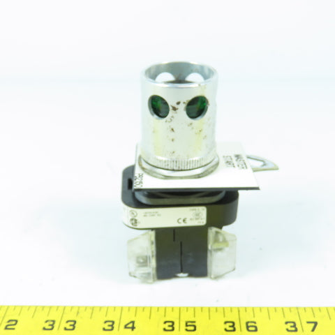 Allen Bradley 800T-QA24G Illuminated Green Momentary Contact Push Button 24V