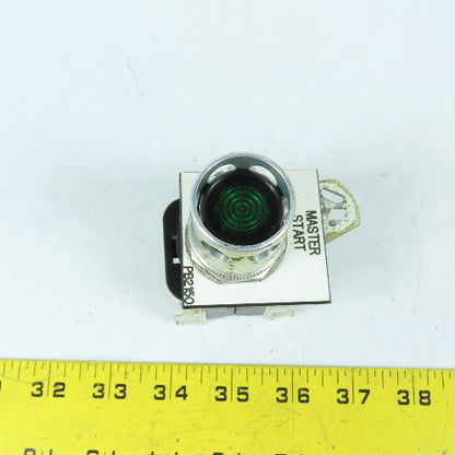 Allen Bradley 800T-QA24G Illuminated Green Momentary Contact Push Button 24V