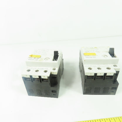 Siemens 3VU1300-1MH00 .6-2.4A Motor Protector Circuit Breaker 600VAC Lot Of 2