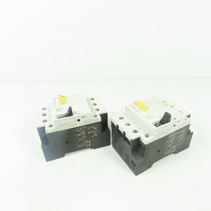 Siemens 3VU1300-1MH00 .6-2.4A Motor Protector Circuit Breaker 600VAC Lot Of 2