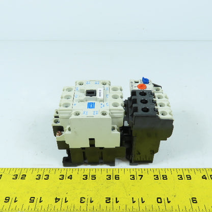 Mitsubishi S-N21 Magnetic Contactor 10HP 30A 110V Coil W/ TH-N20KP Overload