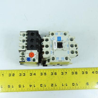 Mitsubishi S-N21 Magnetic Contactor 10HP 30A 110V Coil W/ TH-N20KP Overload