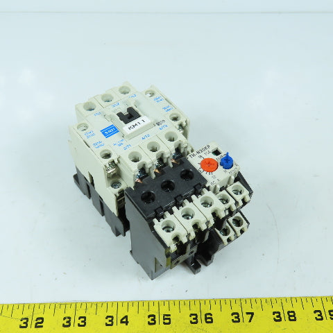 Mitsubishi S-N21 Magnetic Contactor 10HP 30A 110V Coil W/ TH-N20KP Overload