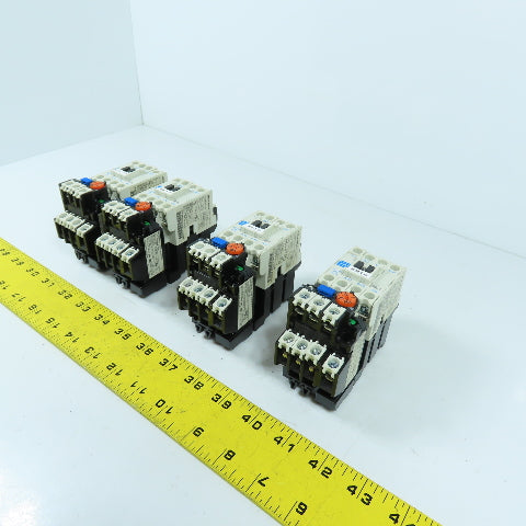 Mitsubishi S-N11 Magnetic Contactor 7.5HP 20A 110V Coil Various Overloads Lot/4