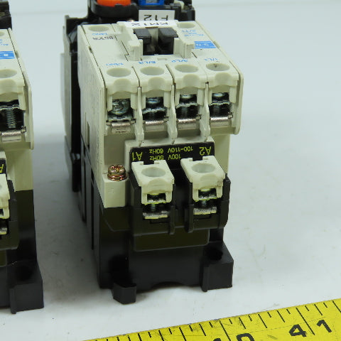 Mitsubishi S-N11 Magnetic Contactor 7.5HP 20A 110V Coil Various Overloads Lot/4