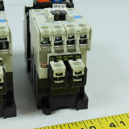 Mitsubishi S-N11 Magnetic Contactor 7.5HP 20A 110V Coil Various Overloads Lot/4