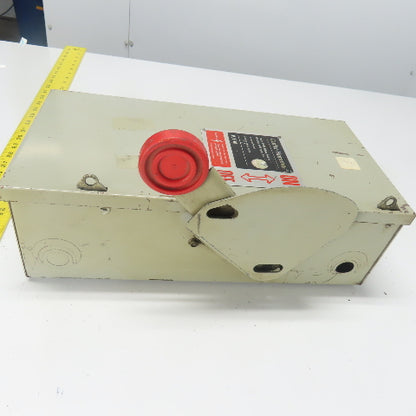 Cutler Hammer DH362FGK 60A Fusible Heavy Duty Safety Disconnect Switch 600VAC