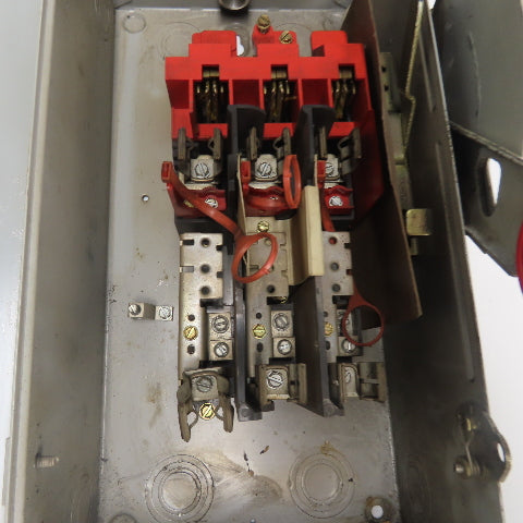 Cutler Hammer DH362FGK 60A Fusible Heavy Duty Safety Disconnect Switch 600VAC