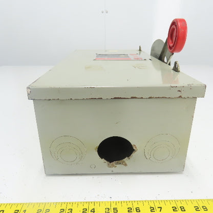 Cutler Hammer DH362FGK 60A Fusible Heavy Duty Safety Disconnect Switch 600VAC